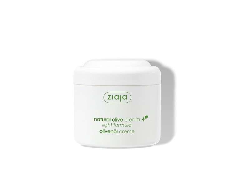 ZIAJA Natural Olive Oil Face Cream Light Formula for Dry Skin 50ml