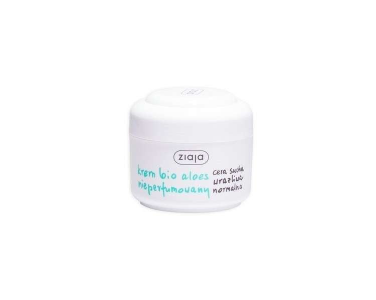 Ziaja Aloe BIO Unperfumed Face Cream 50ml