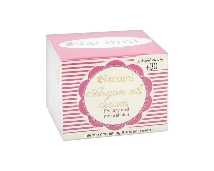 Nacomi Argan Oil Night Cream with Hyaluronic Acid 30ml and 50ml