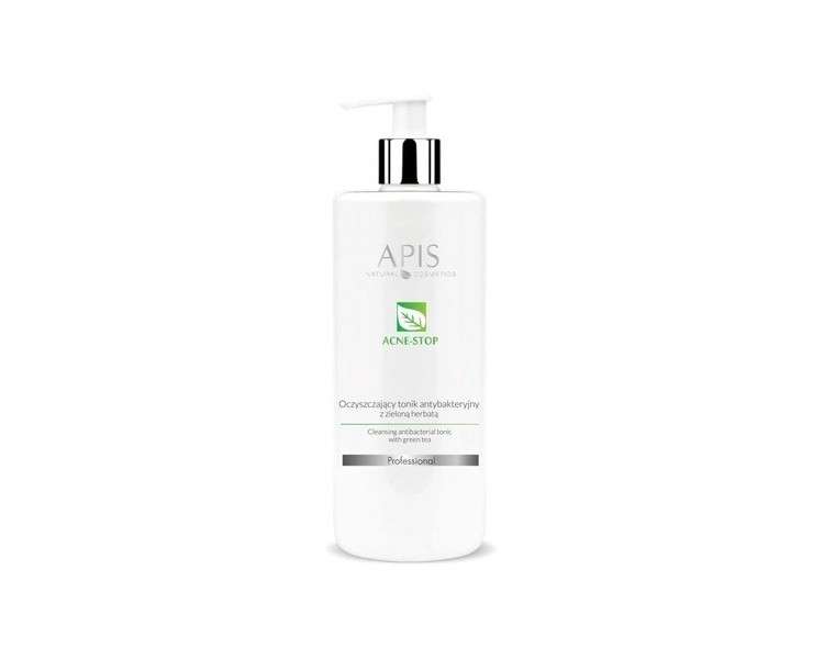 Apis Professional Acne Stop Cleansing Antibacterial Tonic with Green Tea 500ml