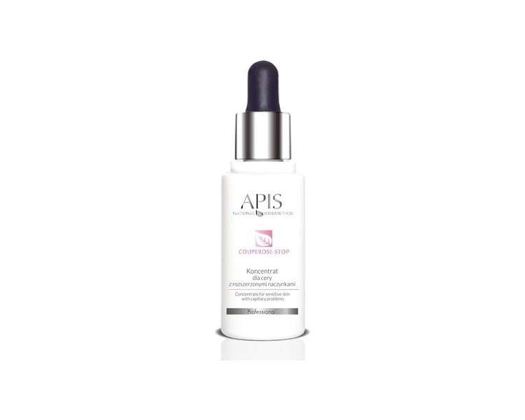 APIS COUPEROSE-STOP Concentrate for Sensitive Skin with Vitamin C, Ginkgo, Grapefruit and Lemon 30ml