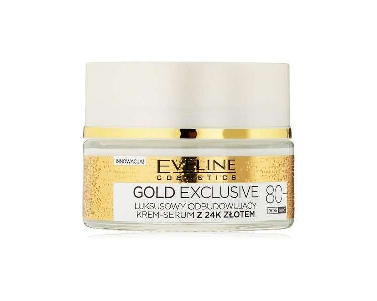 Eveline Cosmetics Gold Exclusive Luxury Day/Night Cream 80+ 50ml