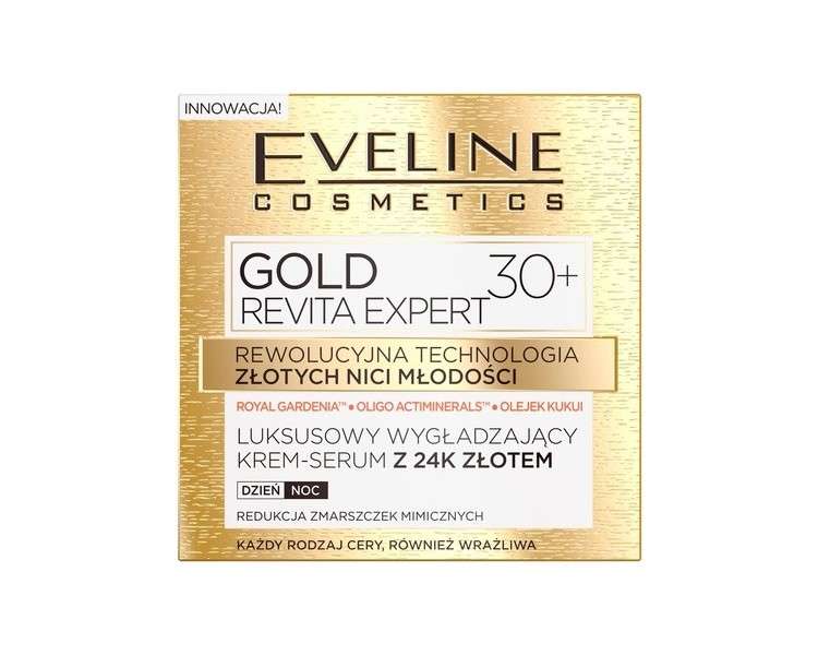 Eveline Cosmetics Gold Revita Expert 30+ Wrinkle Reduction All Skin Types 50ml