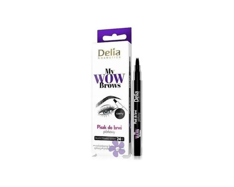 DELIA Eyebrow Pencil Long-Lasting Effect Waterproof Black