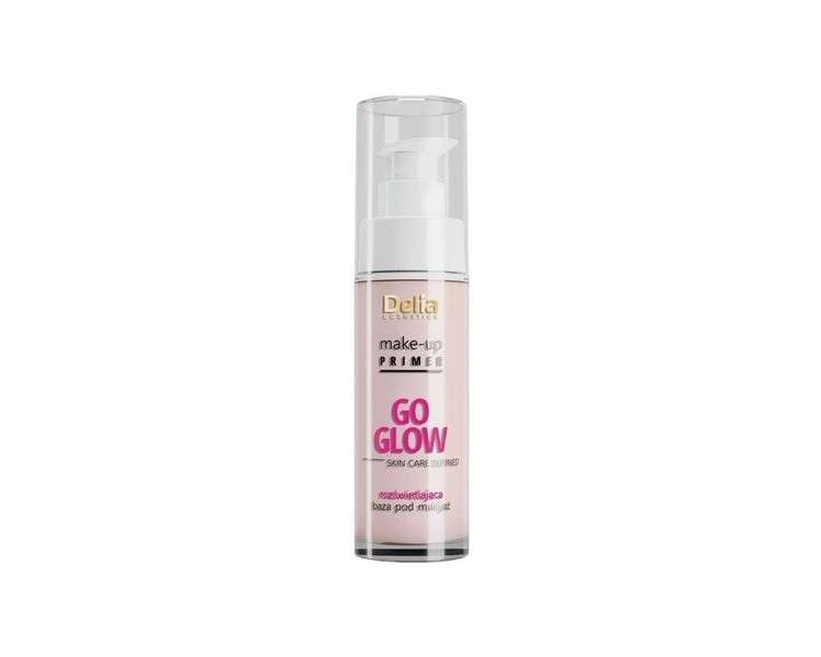 Delia Cosmetics Go Glow Makeup Primer Brightening Pink Base