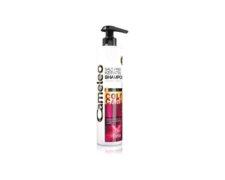 Cameleo Keratin Shampoo with Marula Oil for Colored and Bleached Hair 250ml