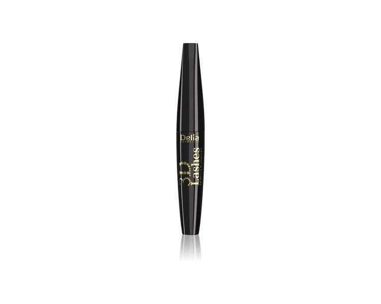 Delia Cosmetics 3D Lashes New Look Black Mascara Thicken Lengthen Curl Enlarged Eyelashes 12ml