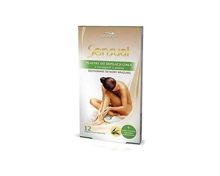 JOANNA Sensual Body Depilation Patches Aloe + Soothing Irritation Olive Oil