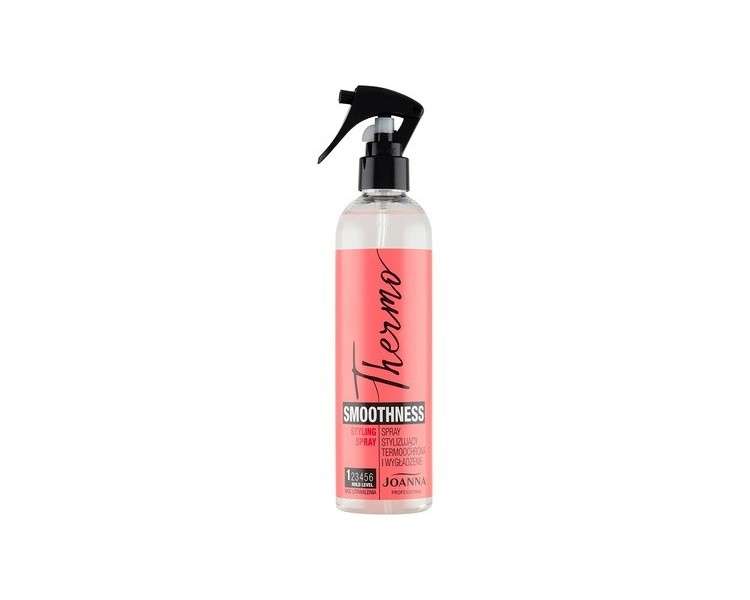 JOANNA Professional Thermal Styling Spray Heat Protection Smooth and Pleasant Hair Feeling Nourished and Regenerated Hair 300ml