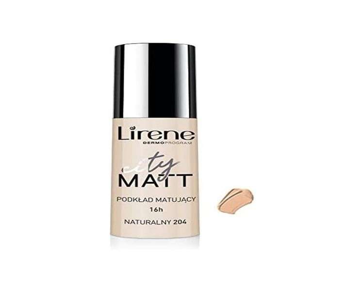 Lirene City Matt Smoothing Makeup 30ml Natural