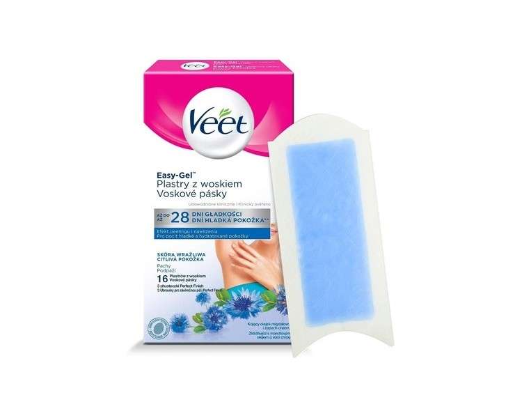 Easy-Gel Wax Strips for Armpit and Sensitive Skin