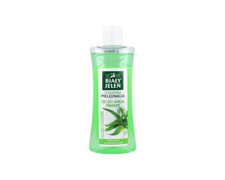 Bialy Jelen Hypoallergenic Face Washing Gel Aloe and Cucumber 265ml