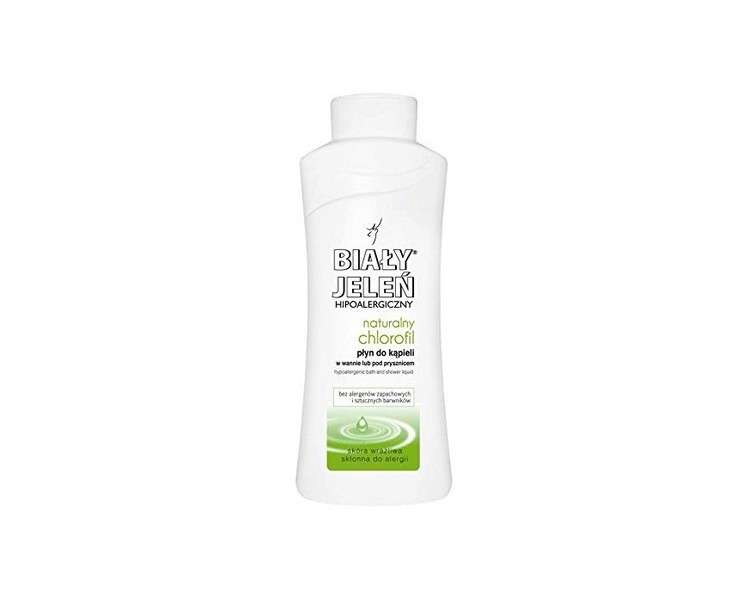 Bialy Jelen Hypoallergenic Bath Liquid Bubble Bath with Natural Chlorophyll 750ml