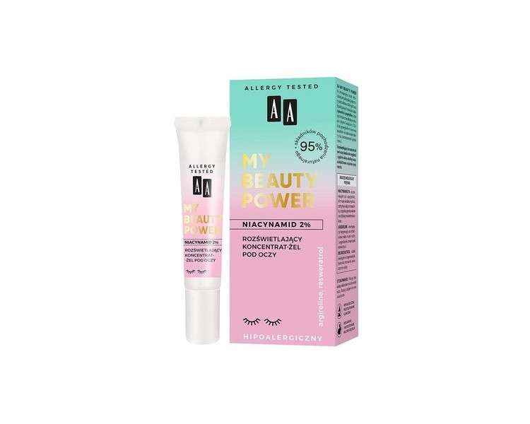 AA My Beauty Power Niacinamide 2% Brightening Eye Gel 15ml