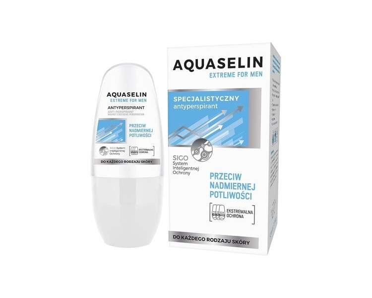 Aquaselin Extreme Men Specialist Antiperspirant Roll-On 50ml