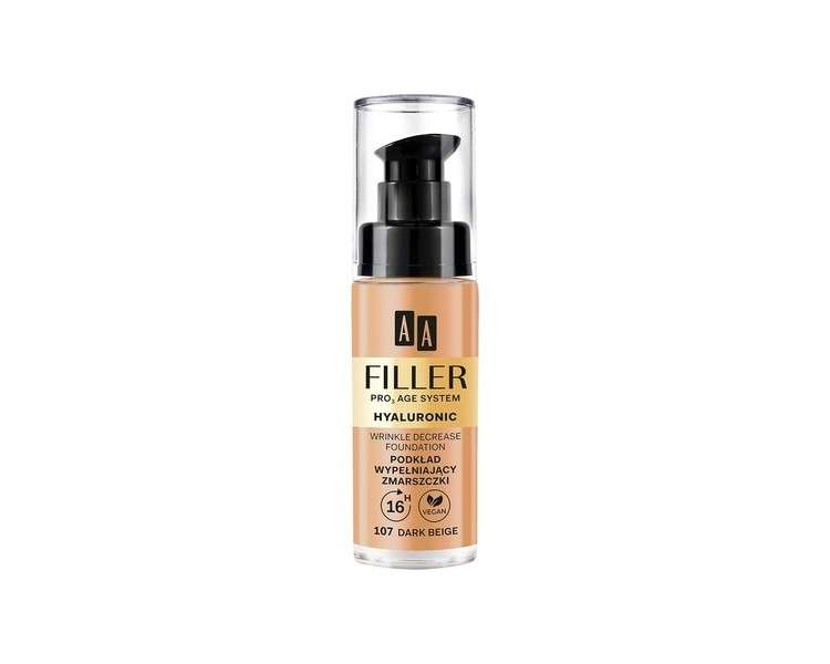 AA Make-Up Wrinkle Decrease Foundation 107 Dark Beige 30ml