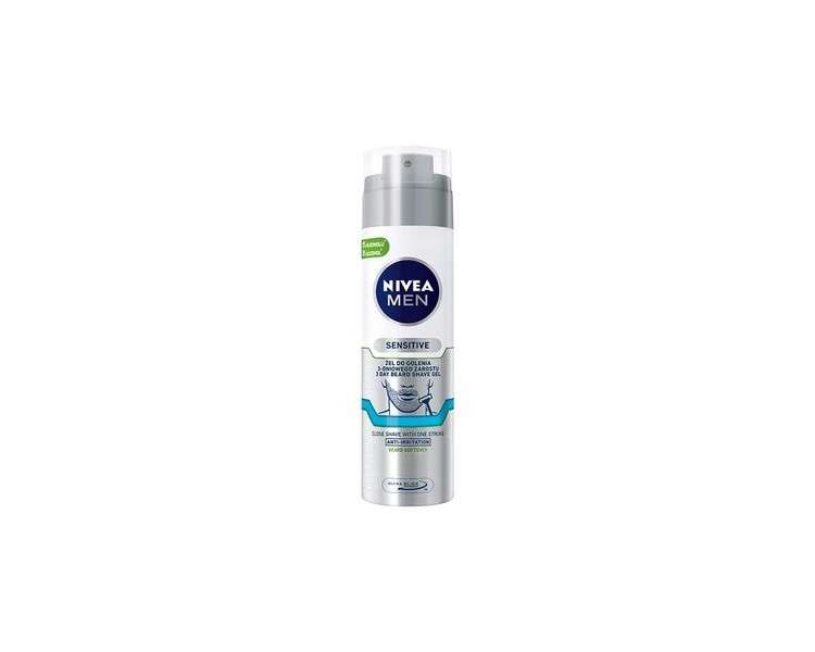 Nivea Men Sensitive Shaving Gel 3-Day Beard 200ml