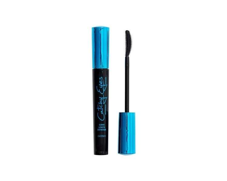 GOSH Catchy Eyes Waterproof Mascara for Extra Long Defined Eyelashes 001 Black