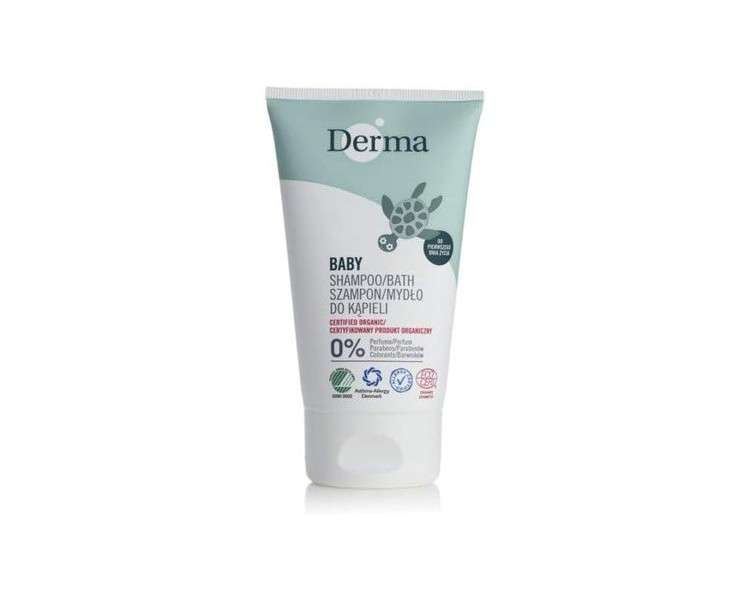 Derma eco Eco Baby Shampoo Soap Organic Paraben SLS Eocert 150ml