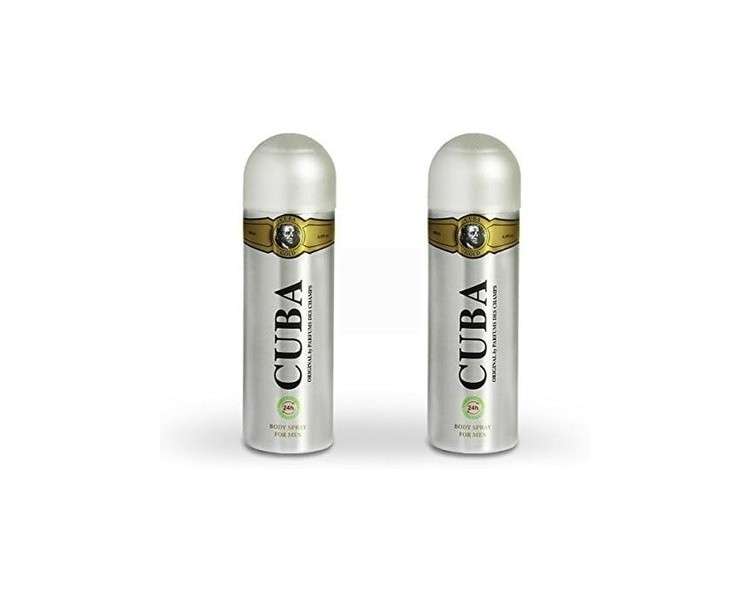 Cuba Paris Gold Deodorant Spray Body Spray 200ml