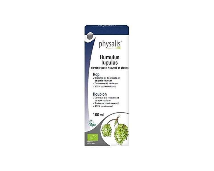 Physalis Organic Hops (Humulus Lupulus) Hydroalcoholic Extract 100ml