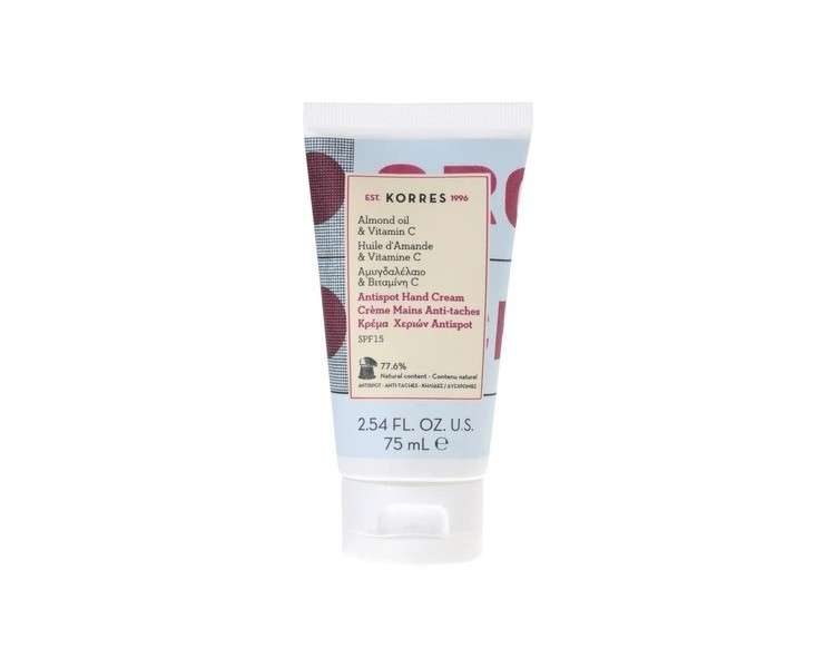 Korres Almond Oil & Vitamin C Antispot Hand Cream SPF15 75ml