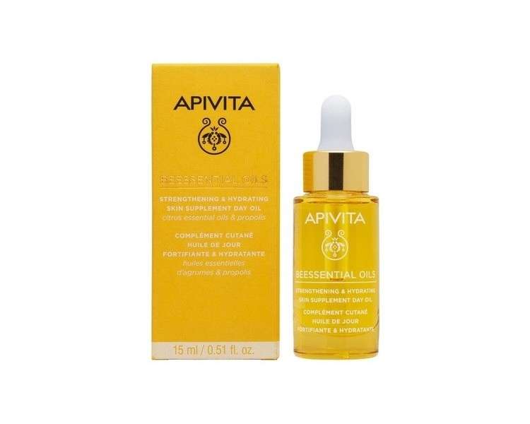 Apivita Beesential Oils Strengthening and Hydrating Skin Supplement Day Oil 15ml