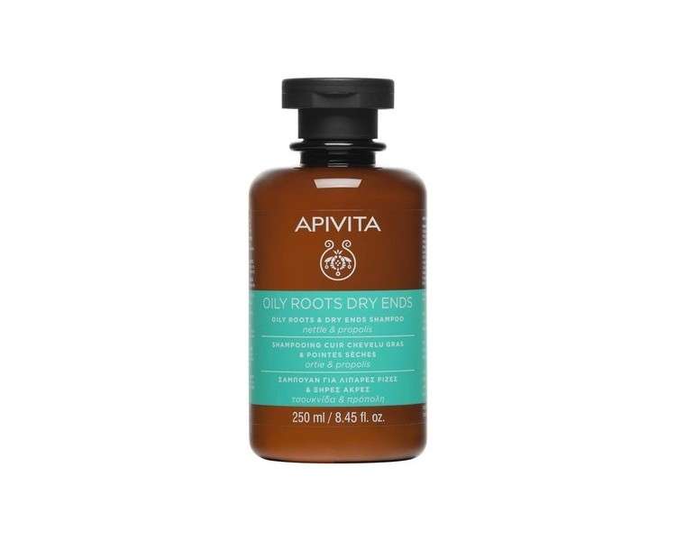 Apivita Oily Roots & Dry Ends Shampoo with Nettle & Propolis 250ml