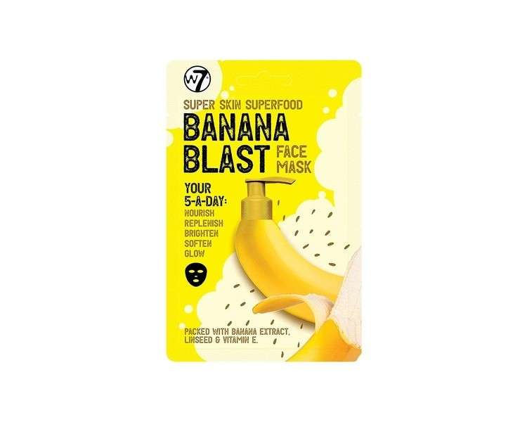 W7 Super Skin Superfood Banana Blast Face Mask