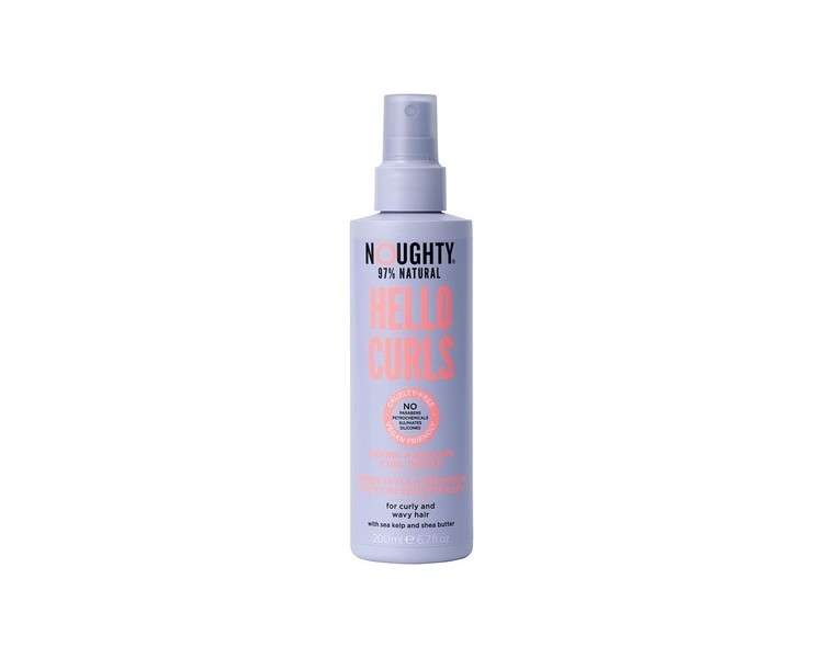 Noughty Hello Curls Primer Hey Curl Curl Scrunching Jelly and Wave Hello Curl Taming Cream 3 Full Size Products for Wavy and Curly Hair