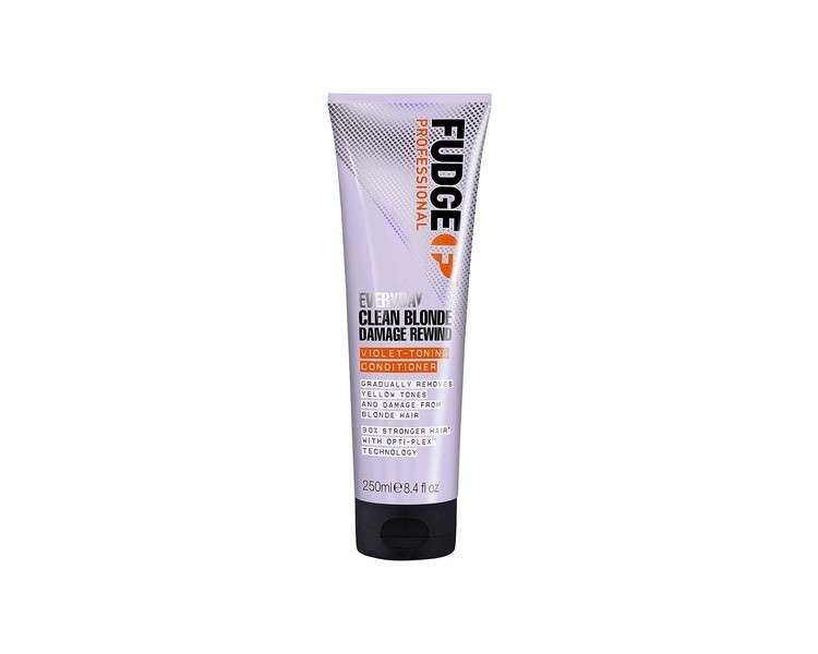 Fudge Professional Clean Blonde Damage Rewind Purple Conditioner for Blonde Hair 250ml