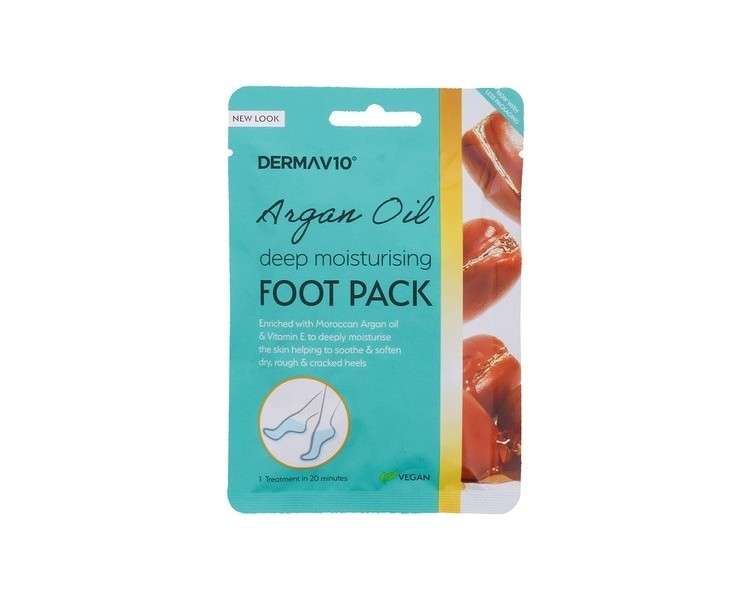 Derma V10 Argan Oil Foot Pack