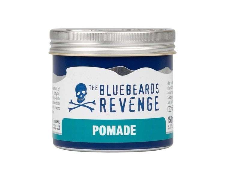 The Bluebeards Revenge Water Based Pomade for Men Strong Hold and Traditional High Shine Finish 150ml