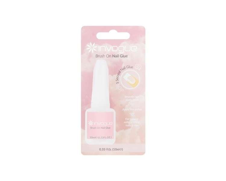 Invogue Brush on Nail Glue 10ml