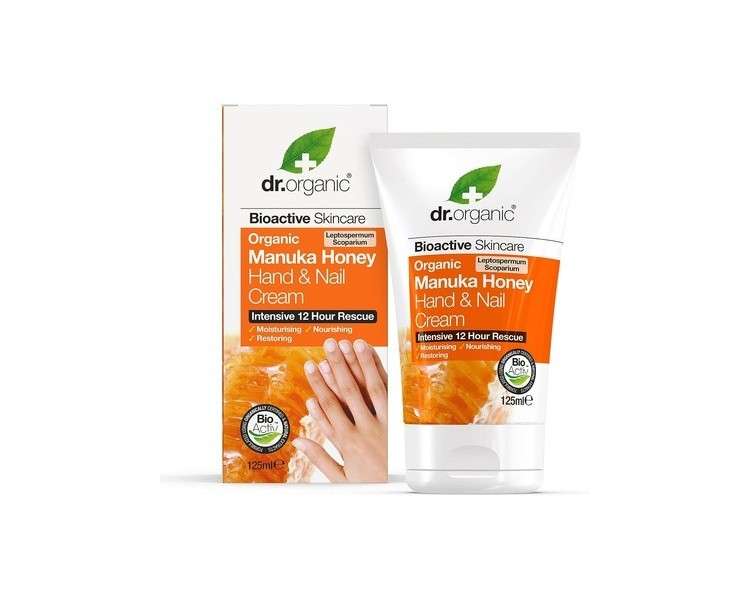 Dr Organic Manuka Honey Hand and Nail Cream 125ml