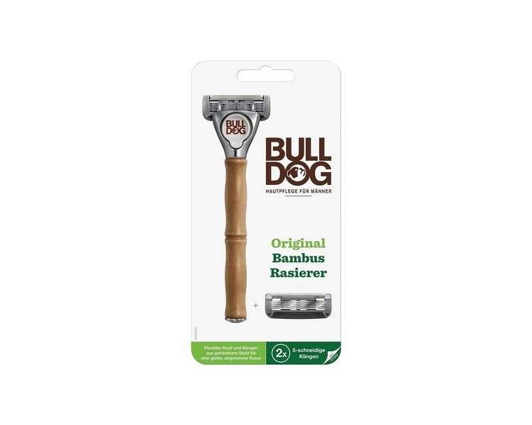 Bulldog Original Bamboo Razor With 2 Blade