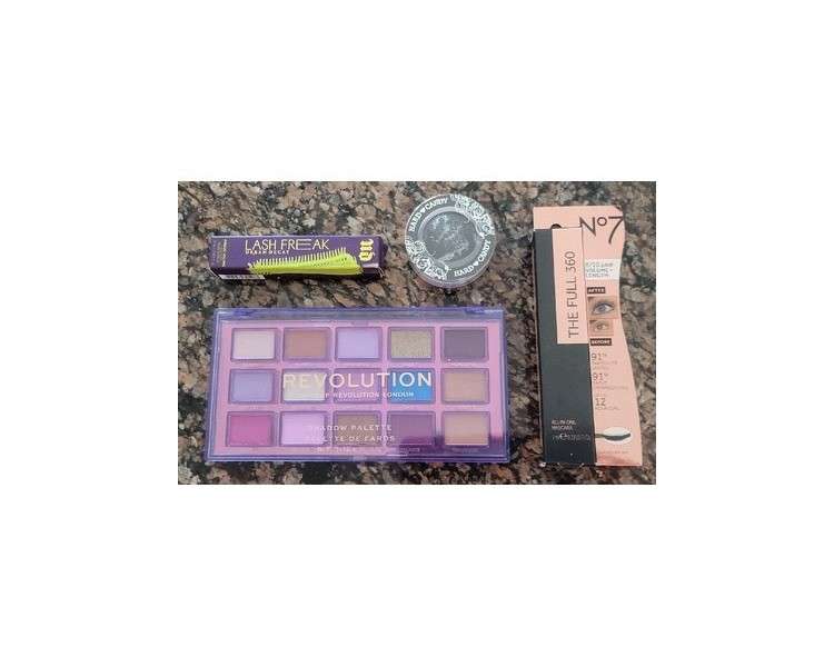 Mixed Lot 4 Pieces Urban Decay Revolution No7 and Hard Candy Mascara/Shadow