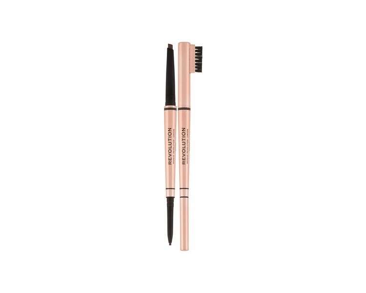 Makeup Revolution London Balayage Brow Ash Brown Eyebrow Pencil 0.38g