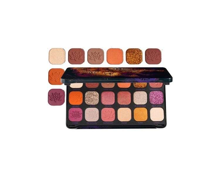 Makeup Revolution Forever Flawless Eyeshadow Palette Spirituality 18 Shades 19.8g