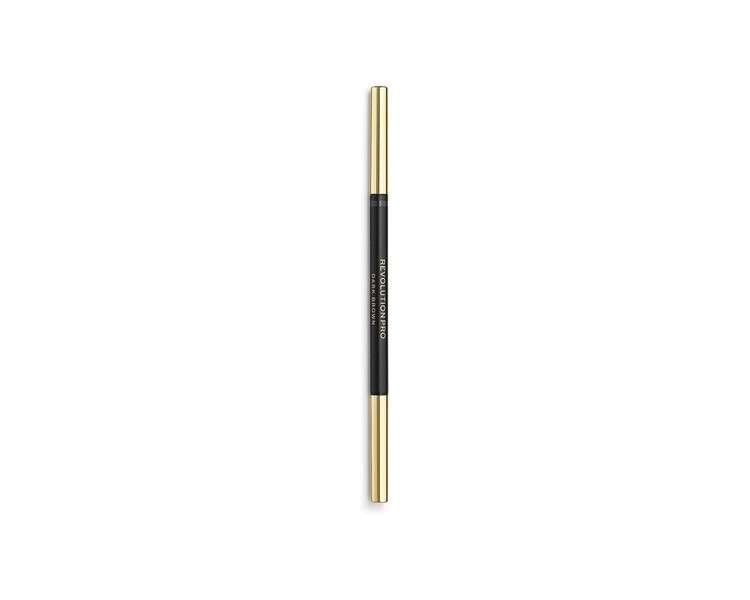 Revolution Pro Define and Fill Micro Brow Pen Dark Brown