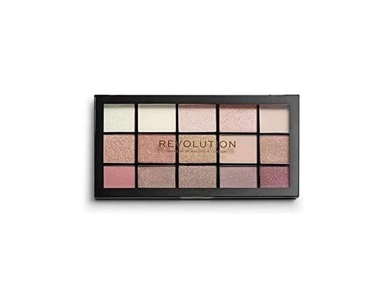 Makeup Revolution Reloaded Eyeshadow Palette Highly Pigmented Iconic 3.0 15 Shades Matte and Shimmer Finishes 16.5g