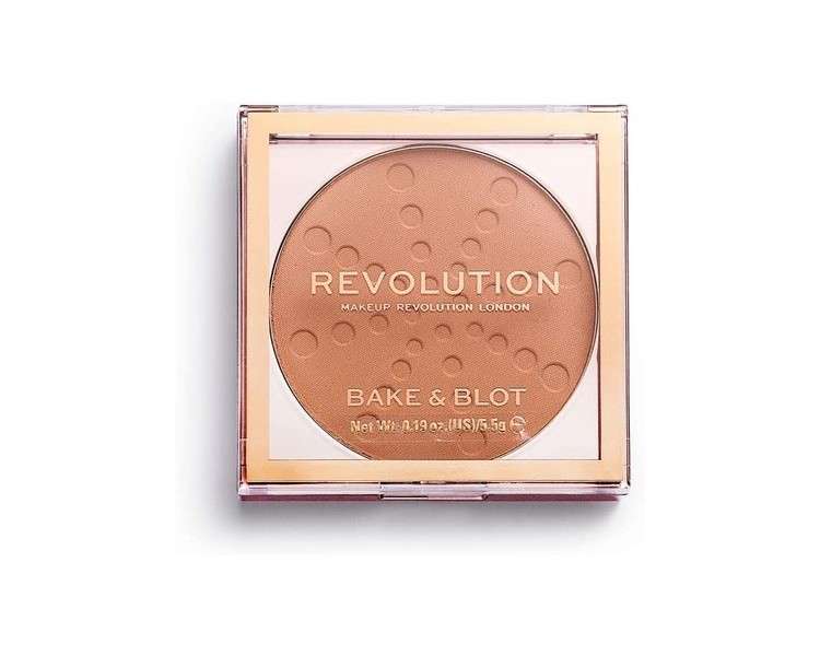 Revolution Bake & Blot Compact Powder Peach 5.5g