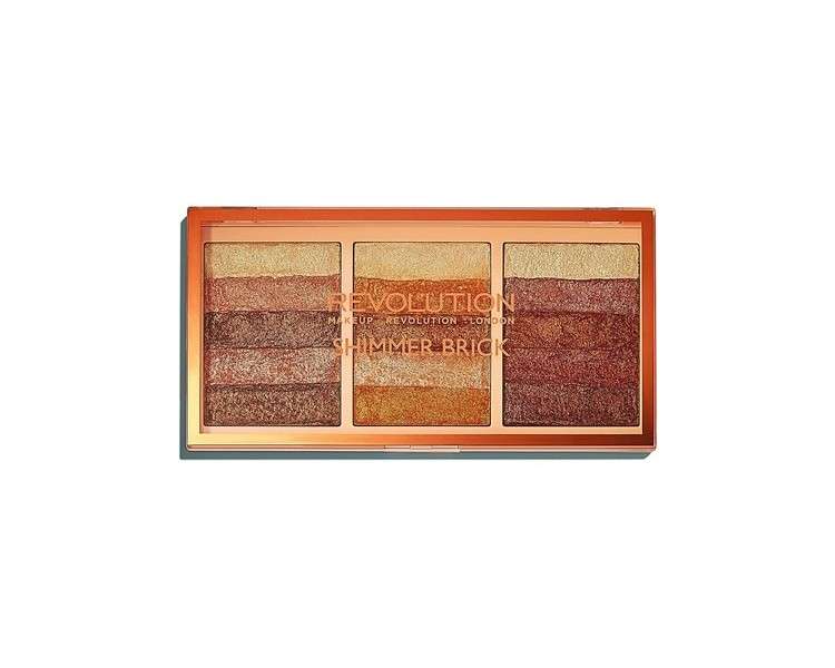 Revolution Shimmer Brick Highlighters Palette 12g