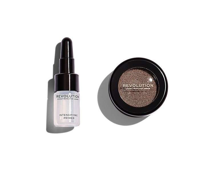 Makeup Revolution Flawless Foils Overcome Metallic Eyeshadow 2g & Intensifying Primer 2ml