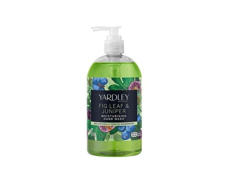 Yardley London Deluxe Fig Leaf and Juniper Botanical Hand Wash 500ml