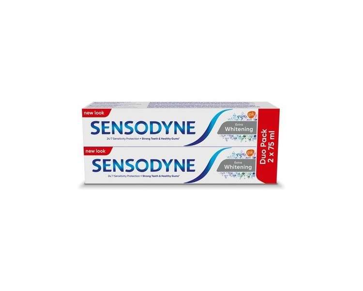 SENSODYNE Extra Whitening Toothpaste 75ml - Pack of 2