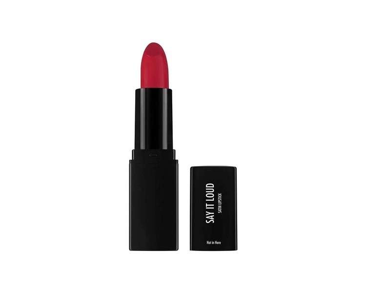 Sleek MakeUP Say it Loud Satin Lipstick Hot in Here Red 1.16g