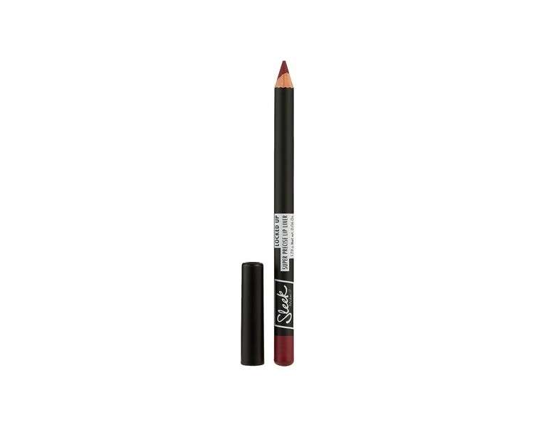 Sleek MakeUP Locked Up Super Precise Lip Liner Long Lasting Super Pigmented 1.79g Burgundy