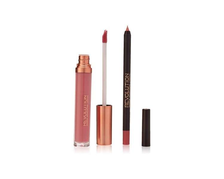 Makeup Revolution Retro Luxe Matte Lip Kit Grandee