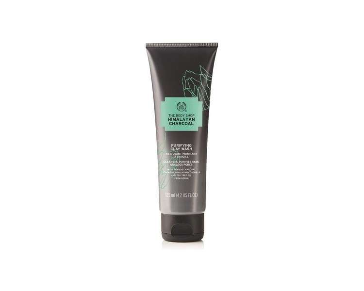 The Body Shop Himalayan Charcoal Purifying Clay Wash 4.2oz Cleanser for Women